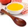 5Pcs Wooden Spoons Natural Safe Comfortable Light Weight Delicate Sturdy