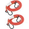 HELIDA Bungee Cords with Hooks, 3/8 Inch Thick Round Bungee