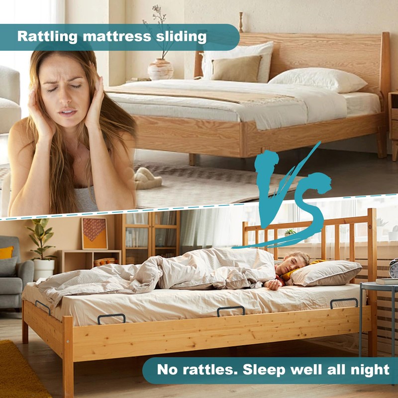 IGTOPS Mattress Stabilisers, Non-Slip Stopper, Non-Slip Mattress Stopper, Mattress Holder,