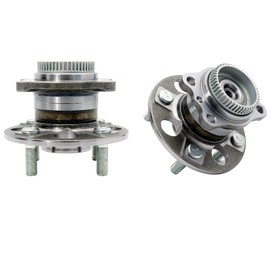 FKG 512483 Rear Wheel Bearing Hub Assembly fit for 2012-2017 Hyundai Accent, 2012-2017 Kia Rio, Set of 2