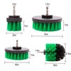 4 Packs Drill Brush Kit, Drill Scrubber Attachment Set for