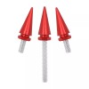 YHMTIVTU Red Windshield Trims Bolts Spike Screws Kit Fit For
