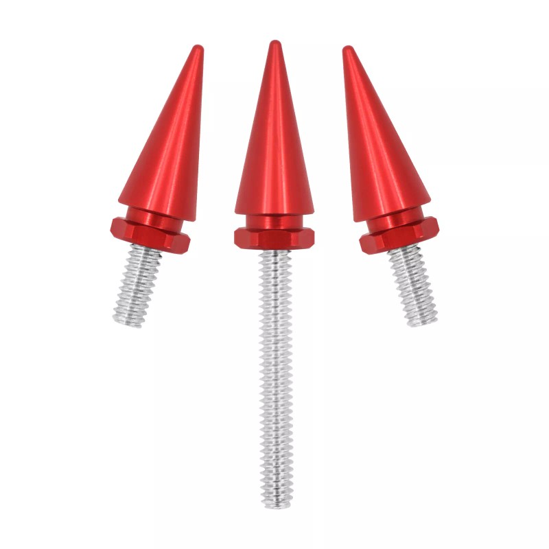 YHMTIVTU Red Windshield Trims Bolts Spike Screws Kit Fit For