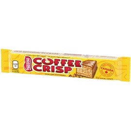 Coffee Crisp Chocolate Candy Bars, 50g/1.76oz, Pack of 6, Shipped from Canada