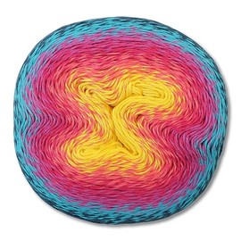 Frida's Wollhaus Scheepjes 215 g Whirl Bobbel Gradient Yarn Crochet Knitting 38 Colours (776 | Rosewater Cocktail)