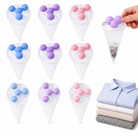 9 Pcs Pet Hair Remover Washing Machine, Dog Hair Remover Washing Machine, Pet Hair Dissolver, With Pattern Designs, Effectively Captures Pet Fur During Laundry Cycles