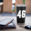 Number 46 BACKSIDE - Birthday Sports Team Jersey Numbered Stainless