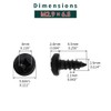 #4 x 1/4" Pan Head Wood Screws (100 pcs), 18-8