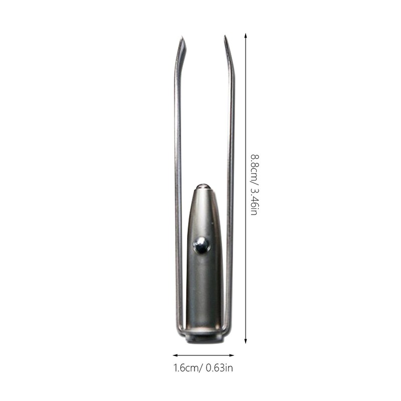VINTORKY Eyebrow Tweezers with Light, Portable Hair Removal Tool for