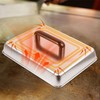 14 Inch Rectangular Melting Dome & Grill Press Kit for