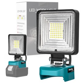 LED Work Light for Makita 18v Battery: MtiolHig 19W 1900Lumens Cordless Battery Powered Work Light for Makita 18v Tools - Flood Lighting with USB & Type-C Charging for Jobsite, Garage, Outdoor Project