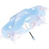 50cm Children's Folding Umbrella, Carabiner Handle, 1 Clear Window, Folding
