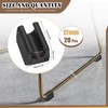 Wokape 20Pcs 12MM Rectangle U-Shaped Chair Leg Tips Caps with