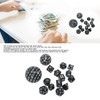 15Pcs Polyhedral Dice Set Acrylic D3 to D100 Table Gaming