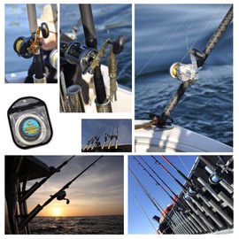 LUNYANG 100% Fluorocarbon High Strength Large Density Fishing Line 150LB 67.95KG 30M 2pack/Bag-Not Coated/Abrasion Resistance/No Water Absorption/Difficult for Fish to detect (30M 150LB 67.95KG)