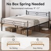 BedsPick Queen Bed Frame with Headboard and Footboard, Metal Platform