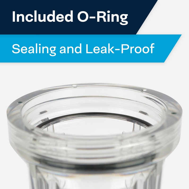 SpiroPure Clear Water Filter Housing 10 inch / 2.5 x