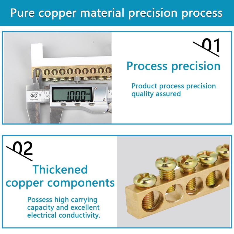 Minidodoca- PK8GTACP 8 Terminal Ground Bar Kit