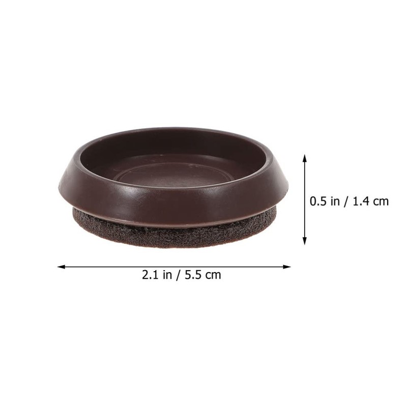Angoily Furniture Coaster Caster Cups 12 Pack Non-Slip Floor Protectors