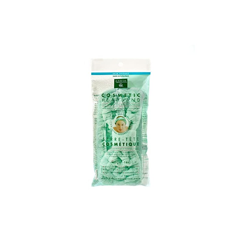 Earth Therapeutics Ulta-Absorbent Cosmetic Headband - Multi-functional for facial cleansing,