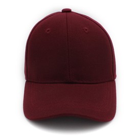 Top Level Baby Baseball Cap Hat-100% Durable Sturdy Polyester Hat (Burgundy)