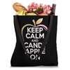 Candy Apples: Keep Calm And Candy Apple On Tote Bag