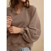 Acelitt Women Casual Fall Trendy Fashion 2025 Loose Crewneck Long