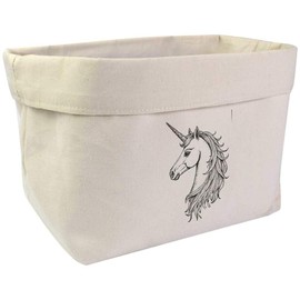 Large 'Enchanted Unicorn' Canvas Organiser/Storage Bag (OR00033012)