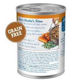 Blue Buffalo Blue's Stew Grain Free Natural Adult Wet Dog Food, Hunter's Stew 12.5 oz cans (Pack of 12)