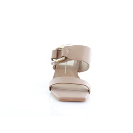 Dolce Vita Women's PALYCE Heeled Sandal, Cafe Leather, 7