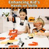 KidBloom Kids Tool Set with Toy Drill, 44 Pcs Construction