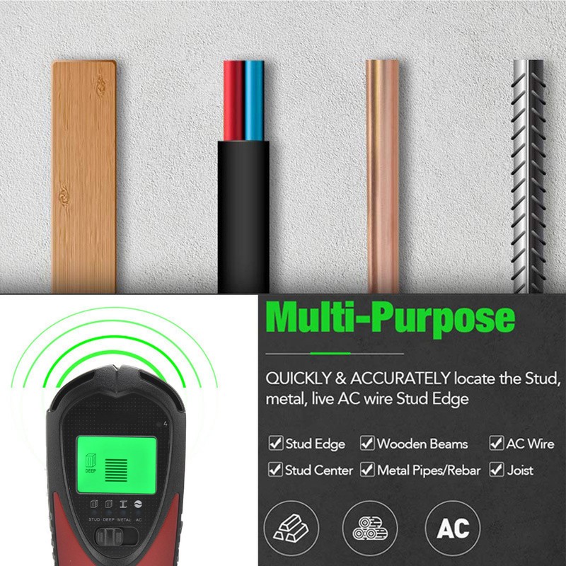 Wall Scanner 4 in 1 Function Automatic Calibration Sensor Technology