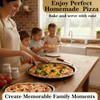 HERMARM 12 Inch Pizza Pan for Oven, 2 Pack Nonstick