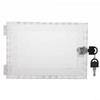Universal Thermostat Lock Box with Key, Clear Box Guard Large