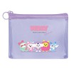Kamio Japan WDZY Clear Pen Pouch PASTEL LINE FRIENDS [047938],