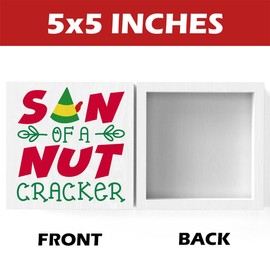 Christmas Vacation Decorations Christmas Holiday Decorations Xmas Holiday Decor Christmas Vacation Movie Decorations Novelty Christmas Decor Funny Xmas Signs 5 x 5 inches