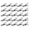 Zoohot Pack of 25 Small Gold Clips Multi-Purpose Clothesline Utility