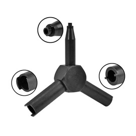 Gas Valve Key Steel Triple Universal Triangle Wrench Force Magazine Charging Tool