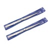 Healeved 2Pcs Steel Tweezers Set Non-Slip Elbow Tweezers for Jewelry