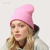 Knit Cuffed Plain Beanies for Men and Women Soft Warm