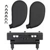 Lescars Headrest: Universal Car Headrest with Memory Foam, Individually Adjustable