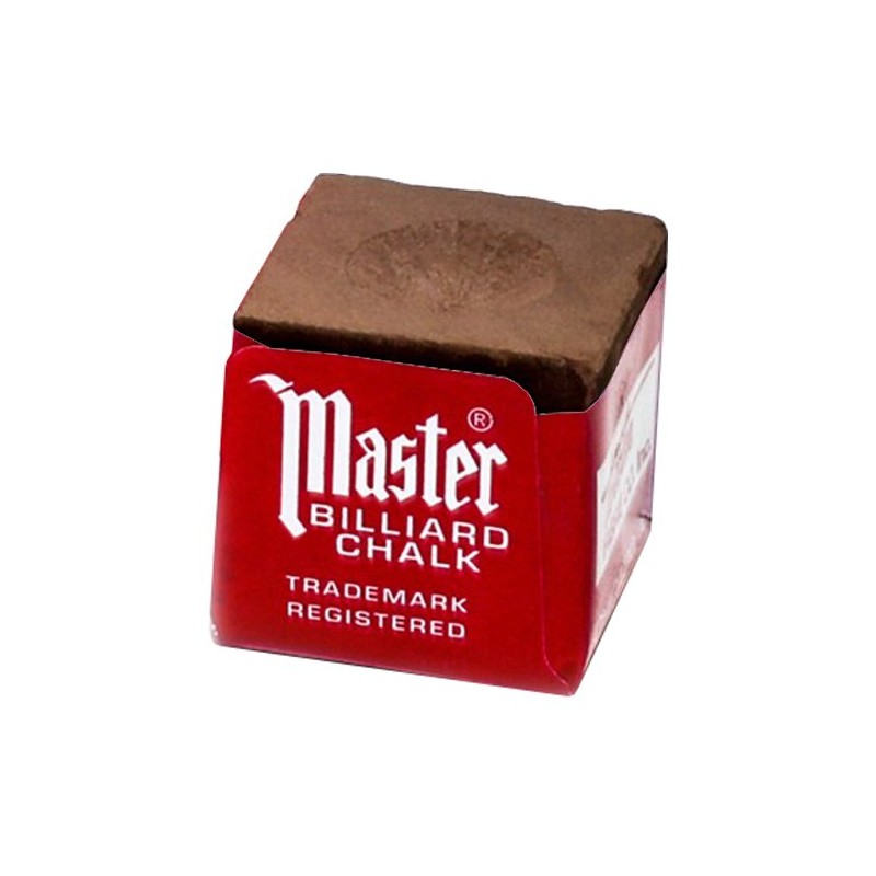 Imperial Master Billiard/Pool Cue Chalk Box, 12 Cubes, Brown