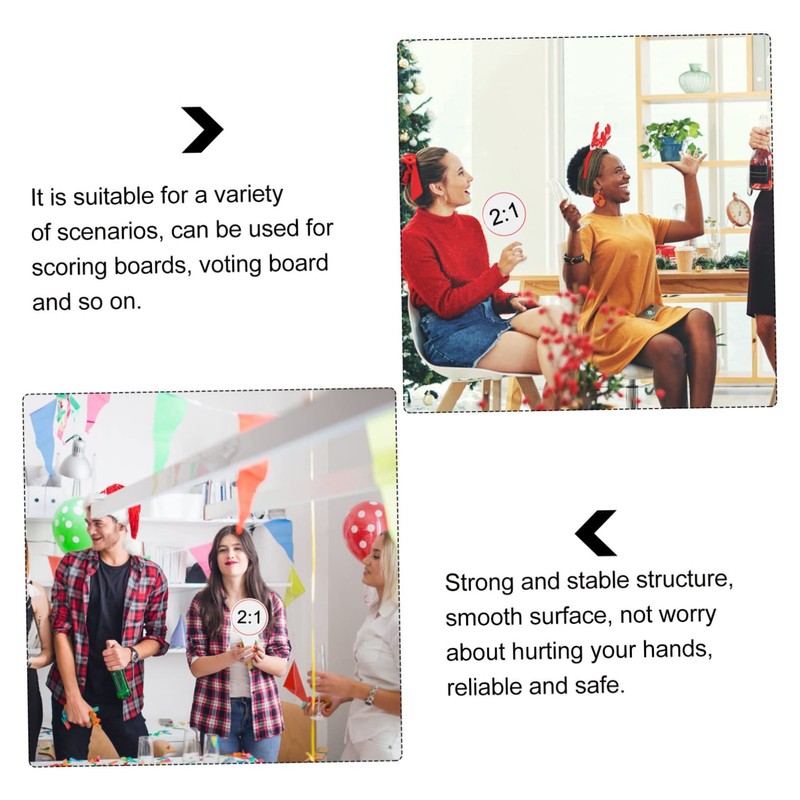 Operitacx 18 Pcs Score Board Mini Whiteboards Dry Erase Board
