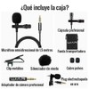 WIAR Micrófono de Solapa Lavalier Profesional para Celular Smartphone Tablet