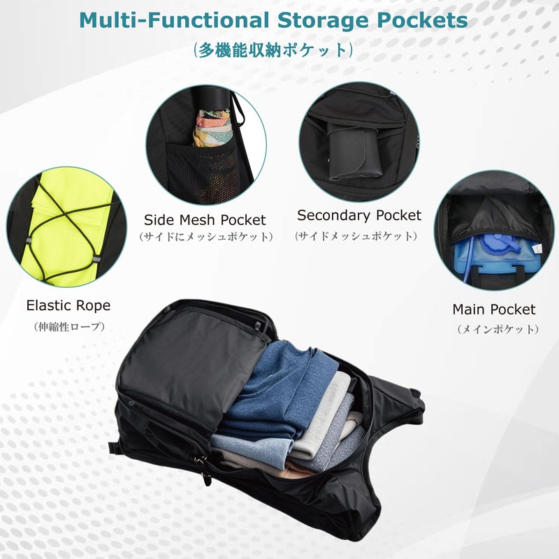 YAPJEB Running Backpack Bag Hydration Bag Marathon Cycling Backpack Bicycle