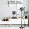 Czlife F9 Portable Fan, 10000mAh Rechargeable Battery Powered for Travel