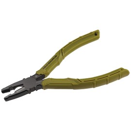 ENGINEER ENGINEER PZ-32 Screw Extraction Pliers (remove damaged screws quickly/easily), Multi-Function Intermeshed Jaw Teeth, Black Oxide Coating, Sage Green Grips