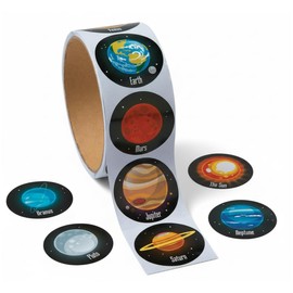 Solar System Roll Stickers - 1 Piece - Educational and Learning Activities for Kids
