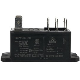 T92P11A22-240 30A 240VAC 4-1393211-4 AC Voltage DPST-NC（2 Form C） General Purpose High Power Relays