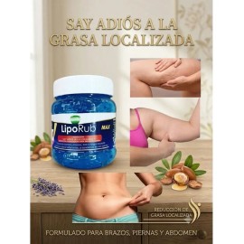 Gel Reductor Liporub Max Quema Grasa Y Anticelulitis